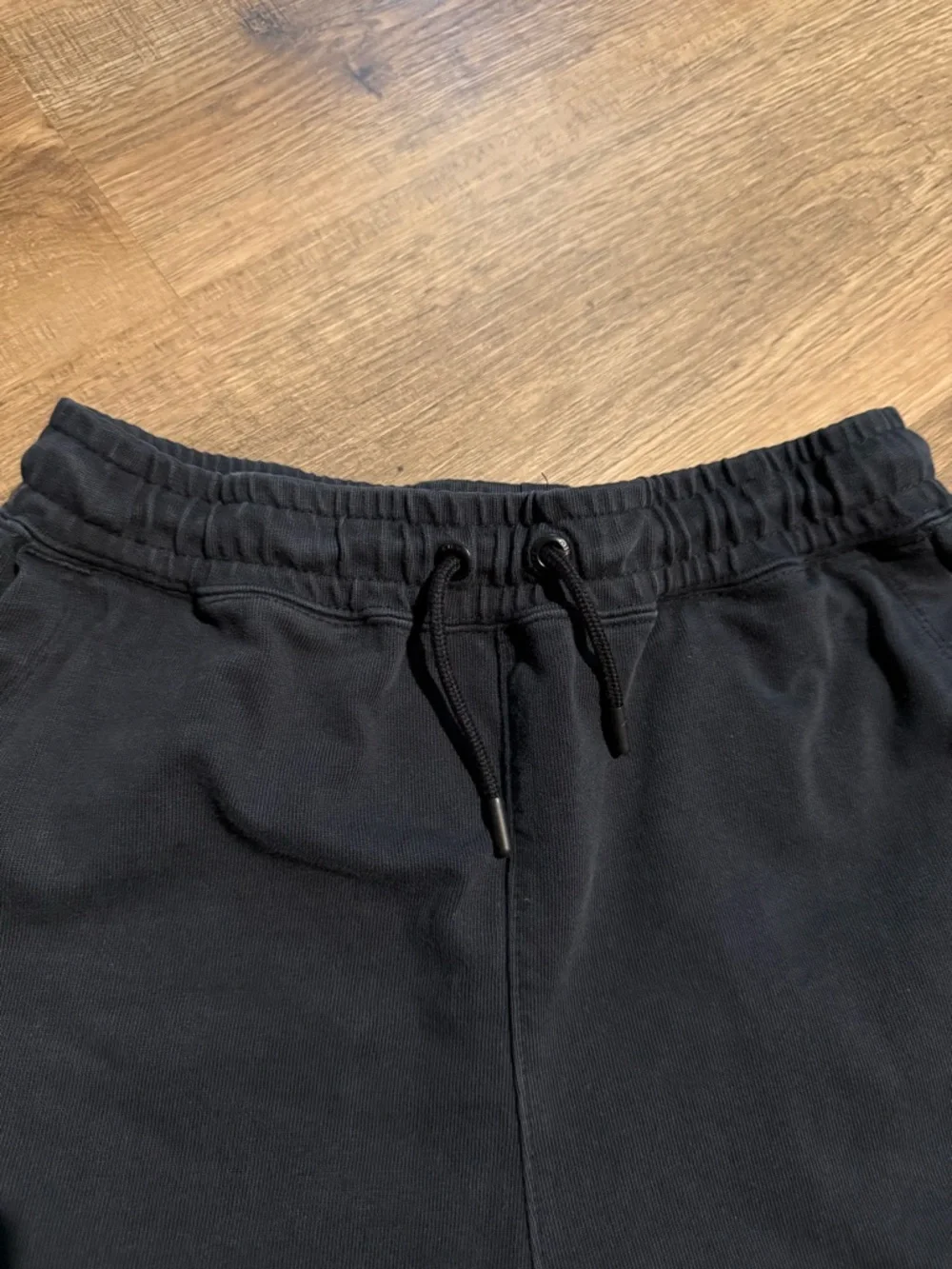 Nike Black Athletic Shorts with White Logo